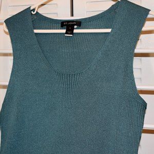 St John Sleeveless Tank Shell Top